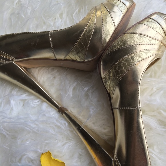 Aldo gold metallic platforms - Picture 5 of 6